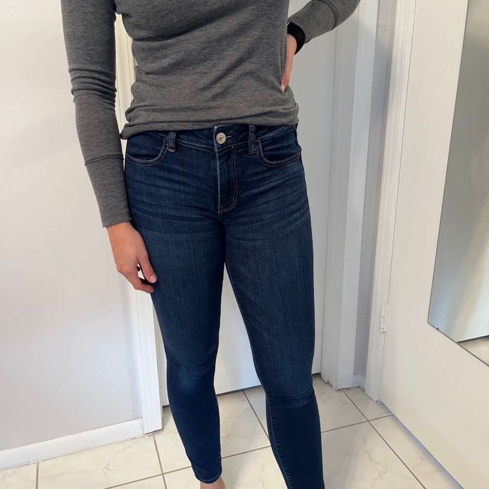 Perfect Blue Jeans.